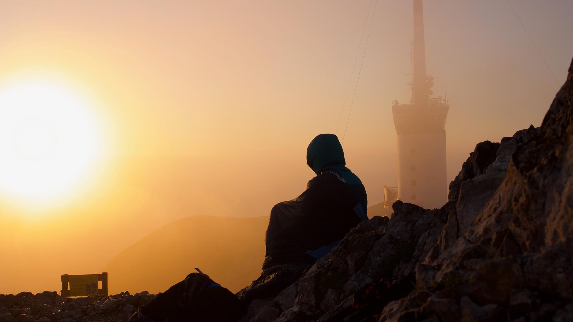 Sunrise on the mountain